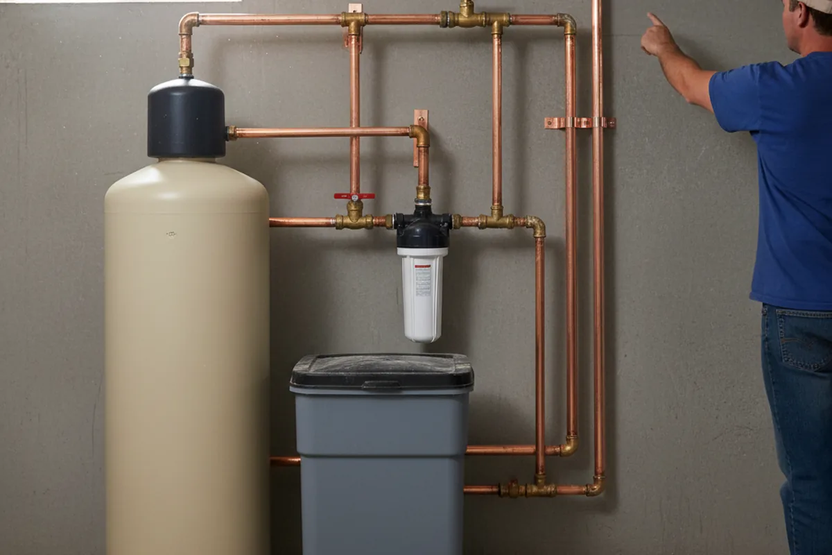 Whole-house water treatment system installed in Wampsville